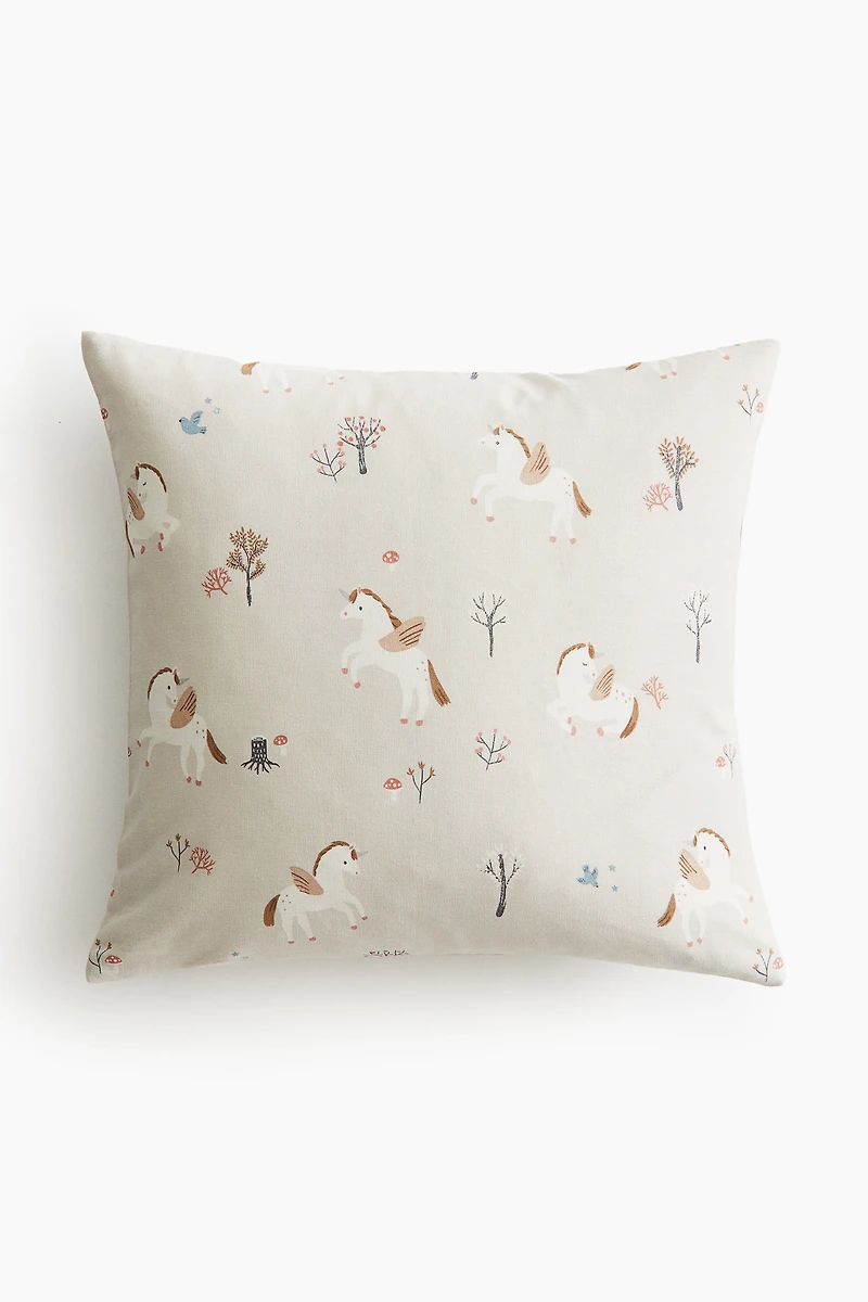 Printed Cotton Cushion Cover