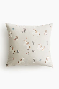 Printed Cotton Cushion Cover