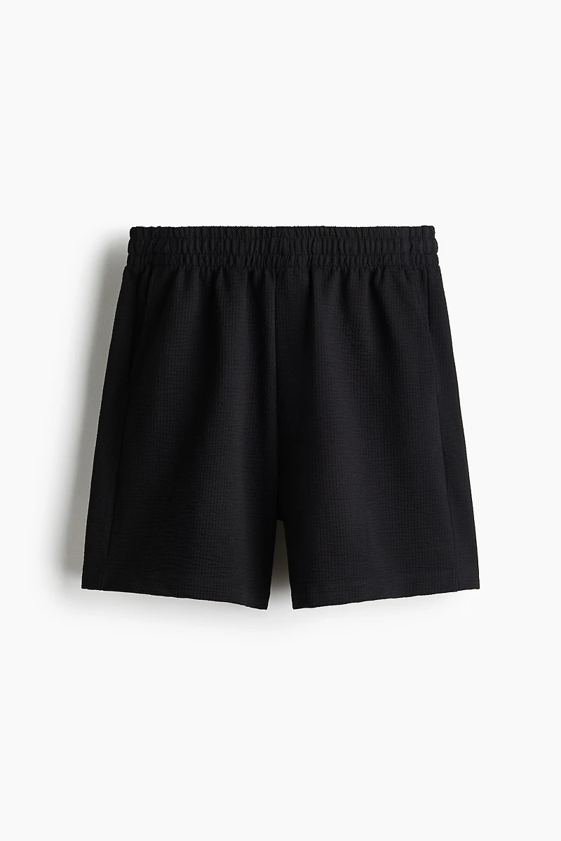 Relaxed-Fit Waffled Shorts