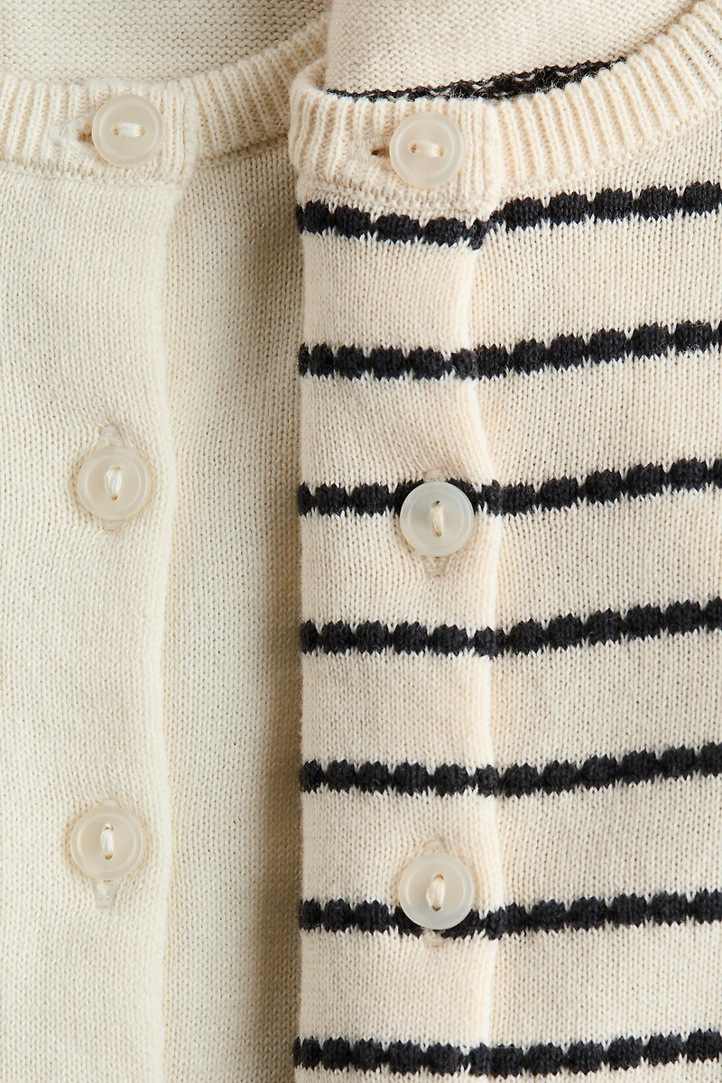 2-Pack Cotton Cardigans