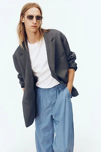Loose-Fit Pima Cotton Pants