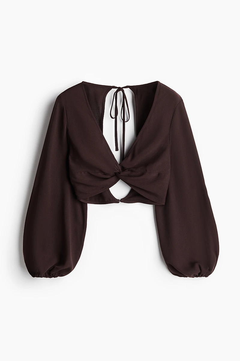 Open-Back Blouse