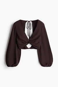 Open-Back Blouse