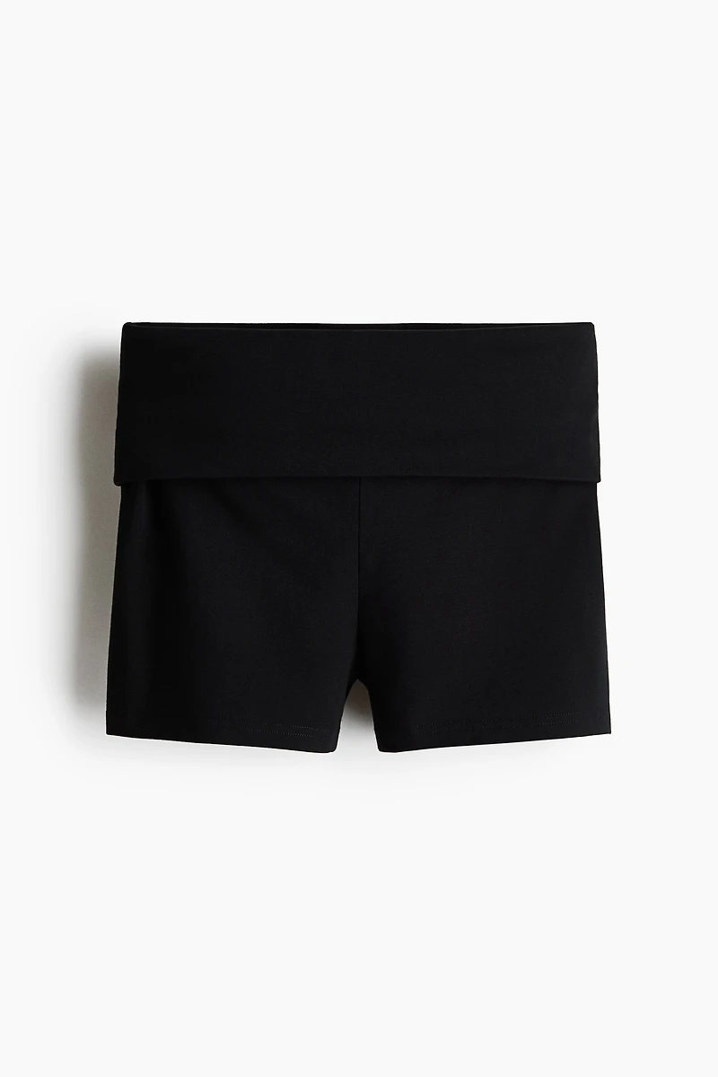 Short moulant en jersey de coton