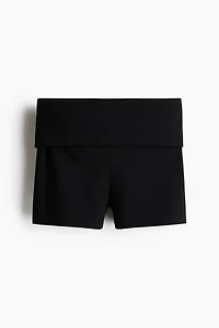 Short moulant en jersey de coton
