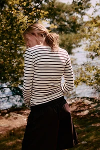 MAMA Haut en jersey côtelé