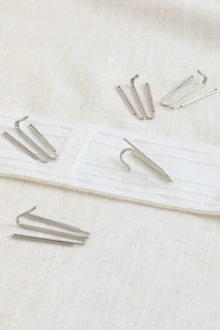 Single-Pack Wide Slub-Weave Curtain