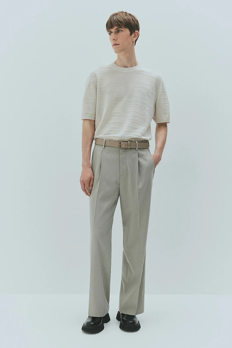 Regular Fit Fine-Knit T-Shirt