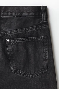 Loose-Fit Straight Twisted-Leg Jeans