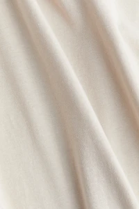 Boat-Neck Cotton Top