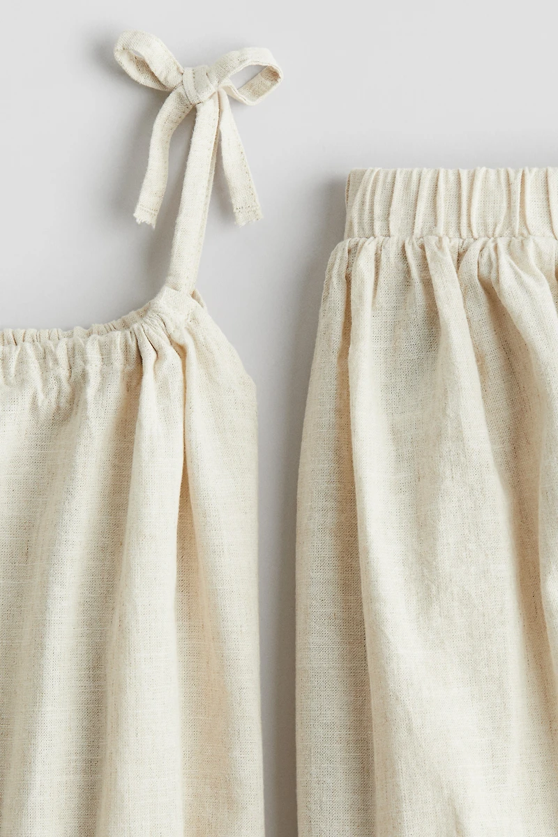 2-Piece Linen-Blend Set