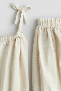 2-Piece Linen-Blend Set