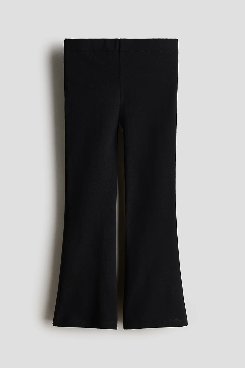 Flared Cotton Leggings