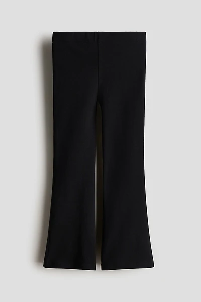 Flared Cotton Leggings