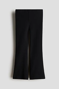 Flared Cotton Leggings