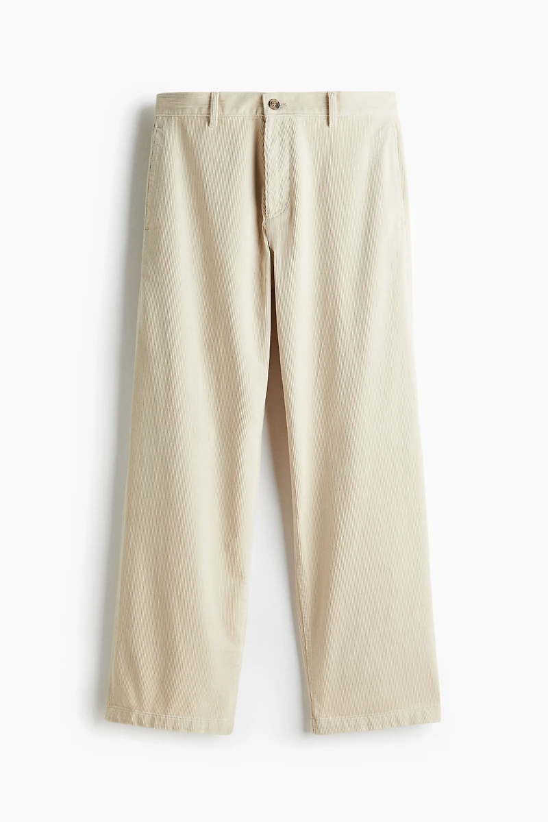 Relaxed-Fit Corduroy Pants