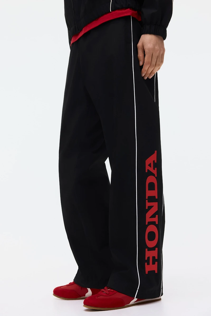 Relaxed-Fit Printed Track Pants