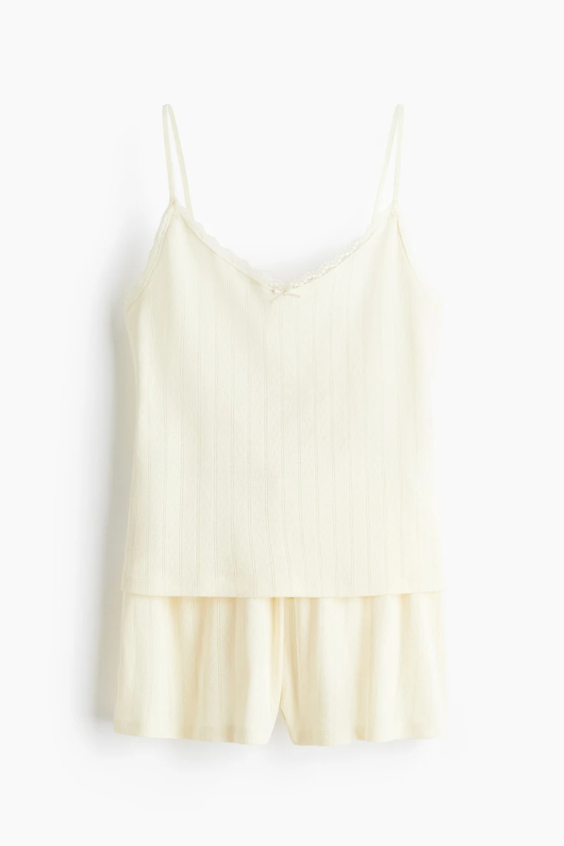 Cotton Pointelle Pajamas