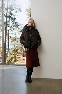 Veste matelassée à capuchon