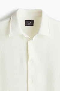 Regular Fit Crêpe Shirt