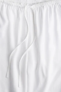 Straight-Leg Drawstring Pants