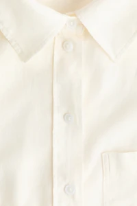 Linen-Blend Shirt