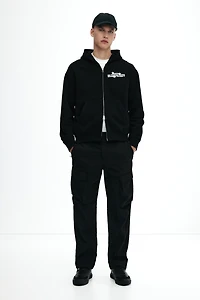 Relaxed-Fit Nylon Cargo Pants