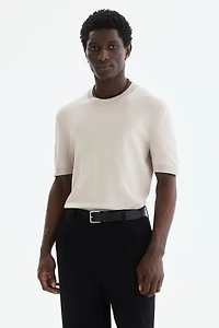 Slim-Fit Knit T-Shirt