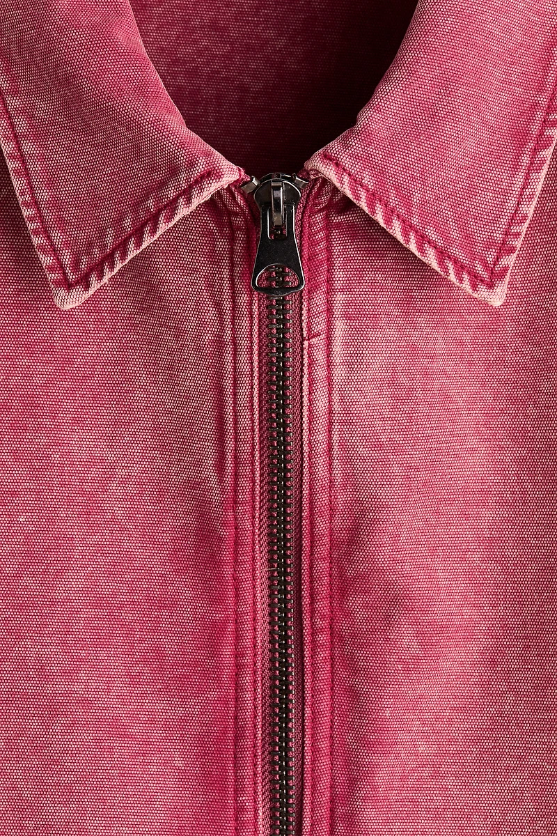Cotton Jacket with Collar