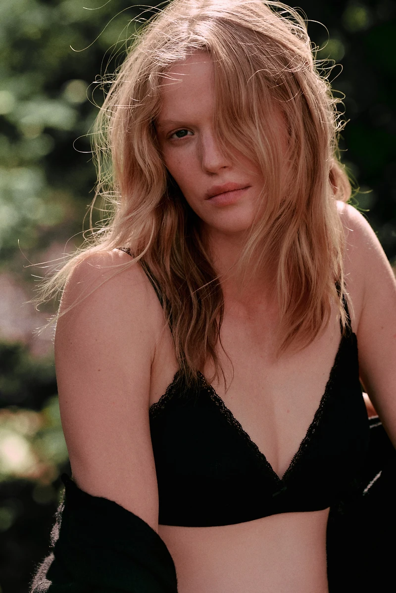 Soutien-gorge d'allaitement MAMA en pointelle