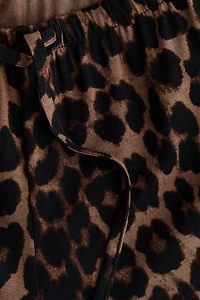 Cotton-Blend Pajama Pants
