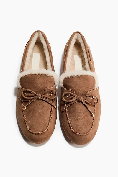 Warm-Lined Loafers