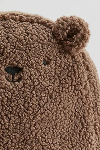 Fluffy Appliquéd Backpack