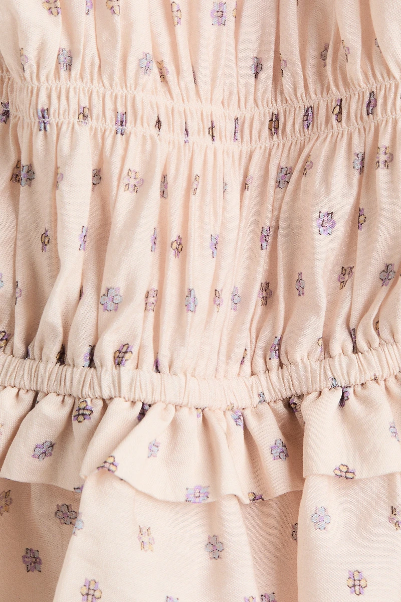 Blouse sans manches en nid d'abeille