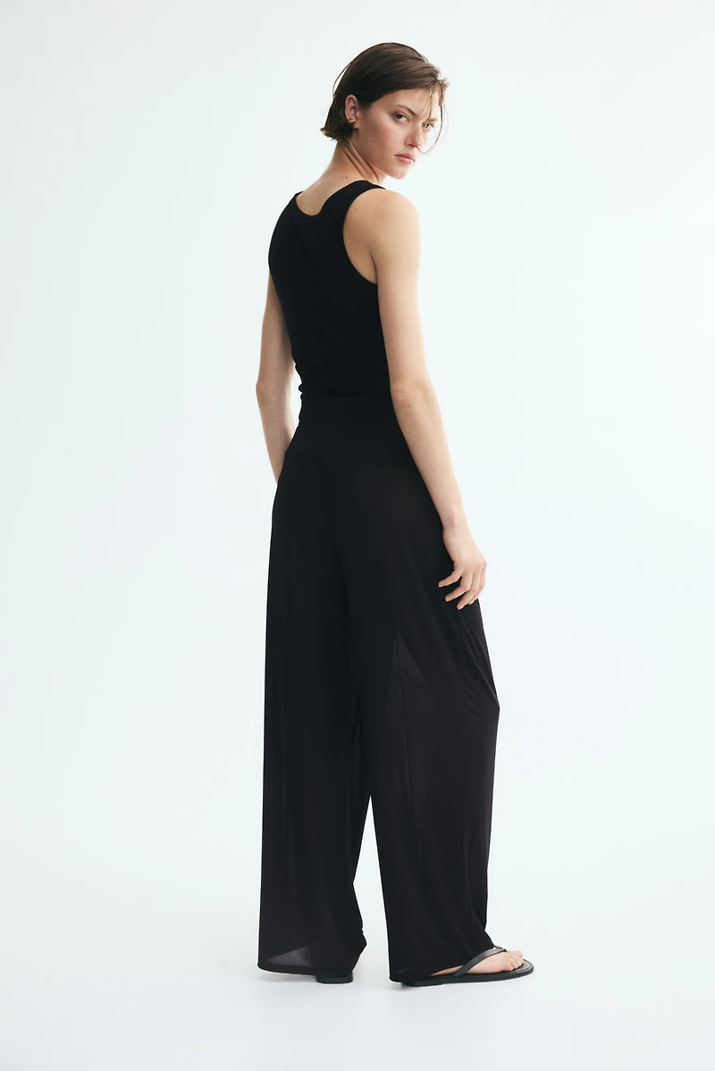 Twist-Detail Jersey Pants