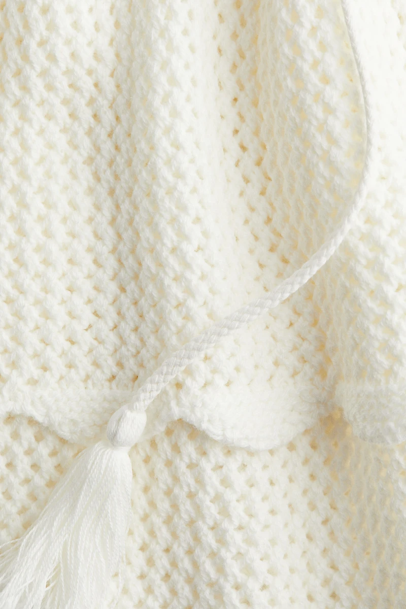 Crochet-Look Mini Skirt