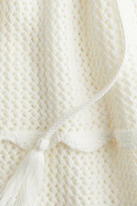 Crochet-Look Mini Skirt