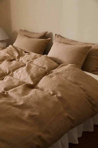 Linen King/Queen Duvet Cover Set