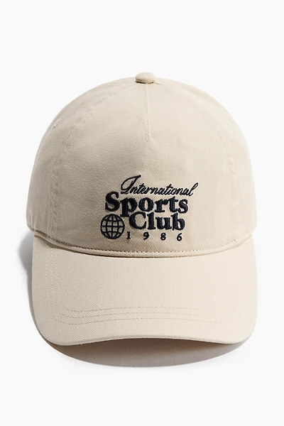 Casquette en sergé de coton