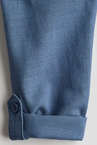 Cotton Roll-Up Chinos