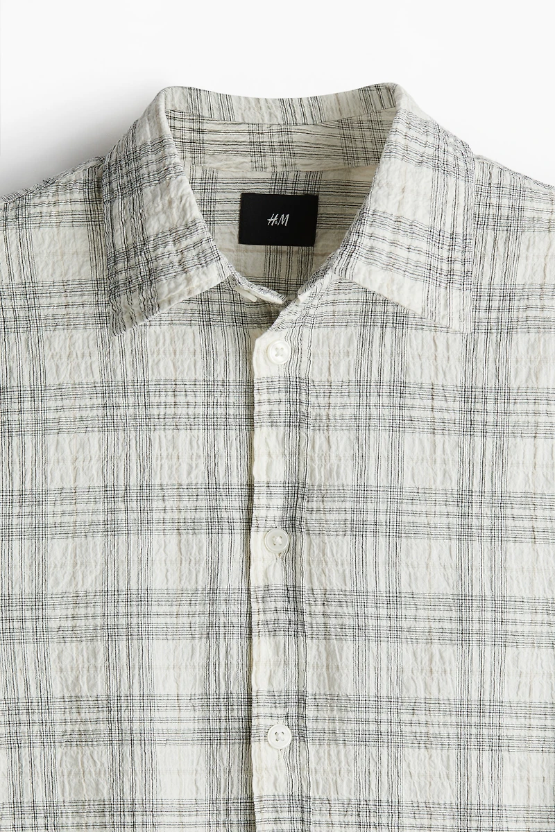 Loose-Fit Textured Shirt