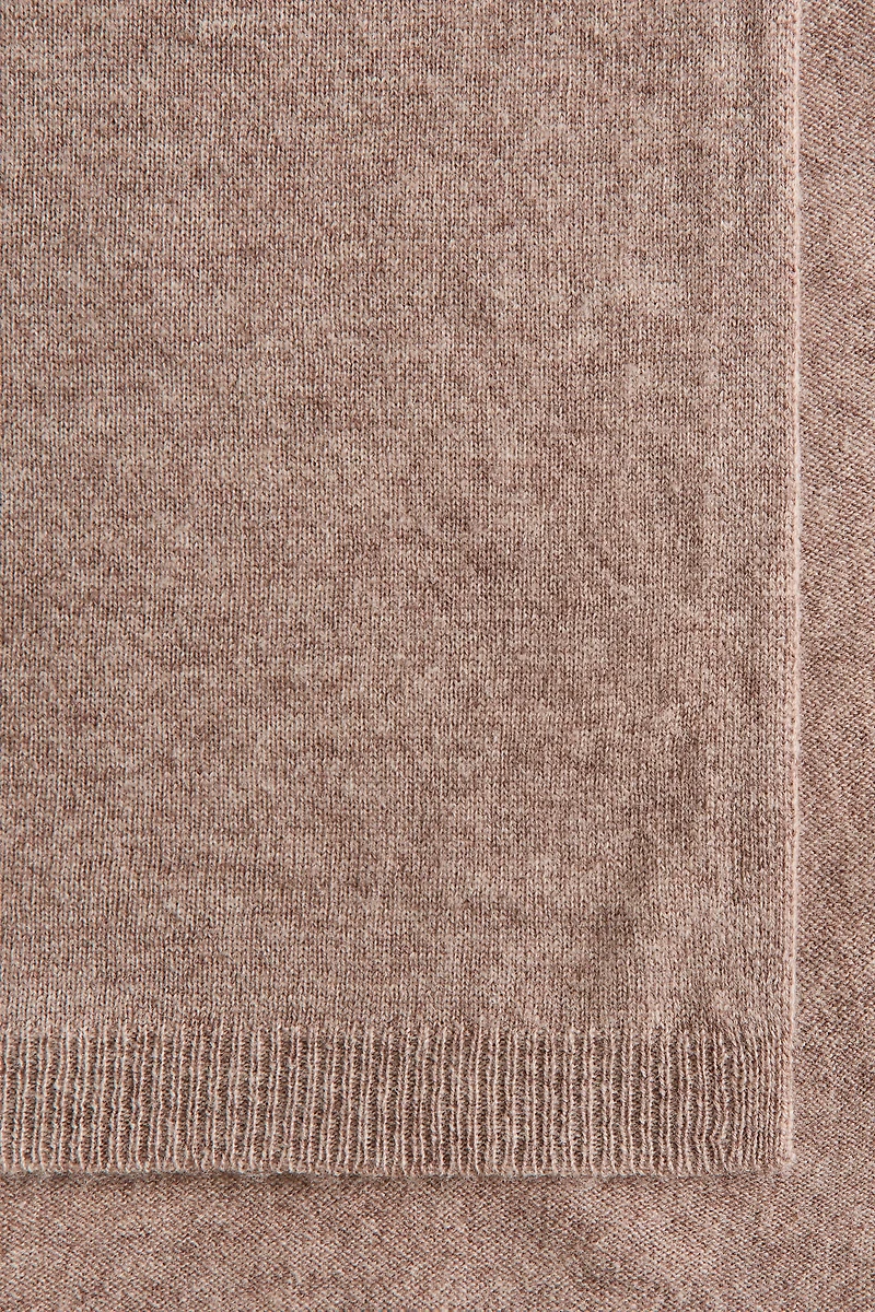 Couverture pour bébé en tricot de laine fine
