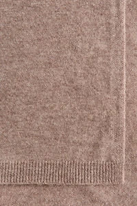 Couverture pour bébé en tricot de laine fine