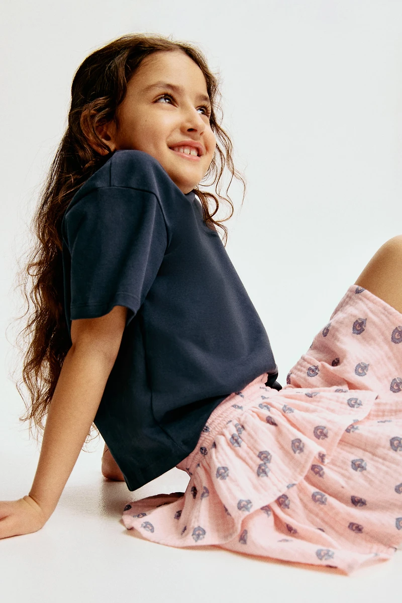 Tiered Muslin Skirt