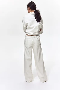 Denim Pull-On Pants