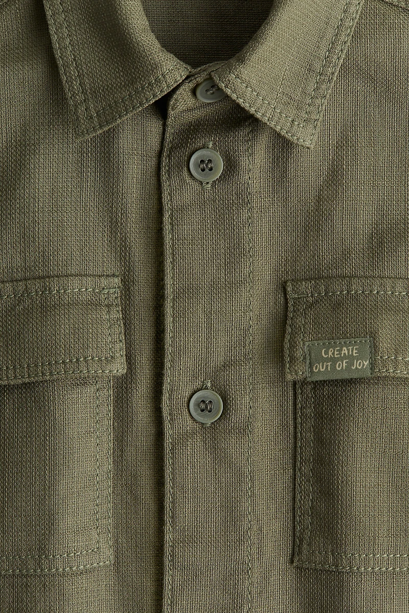 Loose-Fit Cotton Shirt
