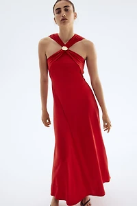 Long Draped Dress