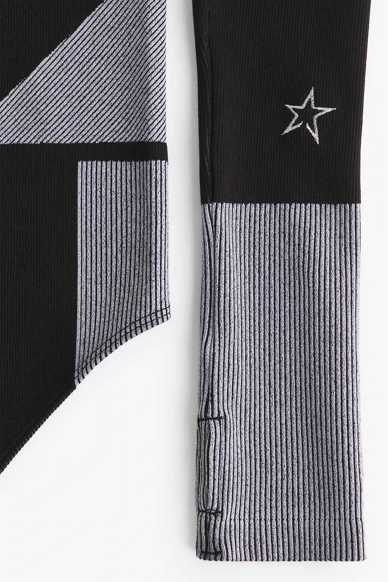 Seamless Mock Turtleneck Bodysuit