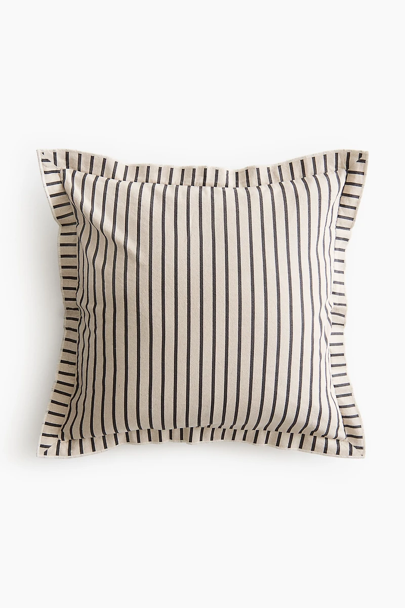 Linen-Blend Cushion Cover
