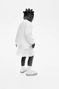 Robe en molleton avec jupe tulle